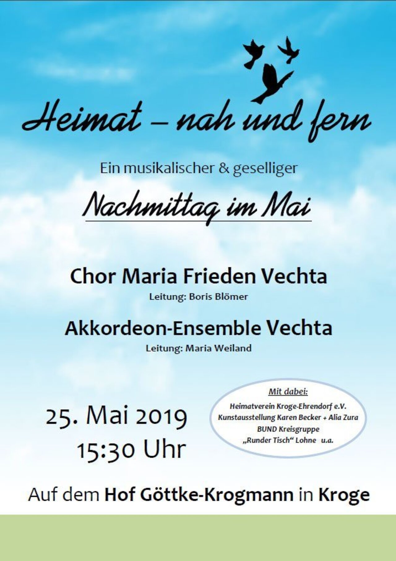 Einladung zur Veranstaltung "Heimat – nah und fern" am 25. Mai 2019 Image 1