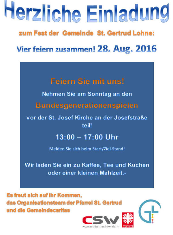 Einladung zum Pfarrfest / دعوى ودية / با صمیمانه ترین دعوتها Image 1
